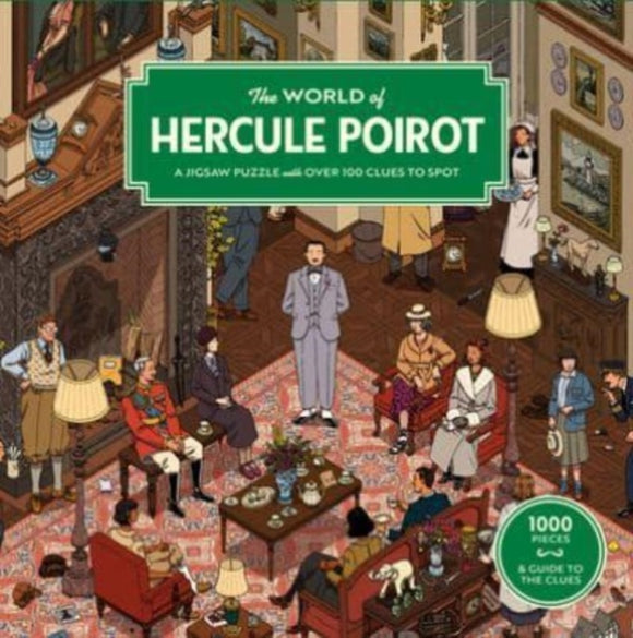 World of Hercule Poirot - 1000 Piece Jigsaw Puzzle